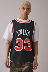 Mitchell & Ness NBA New York Knicks Patrick Ewing Jersey Graphic Tee