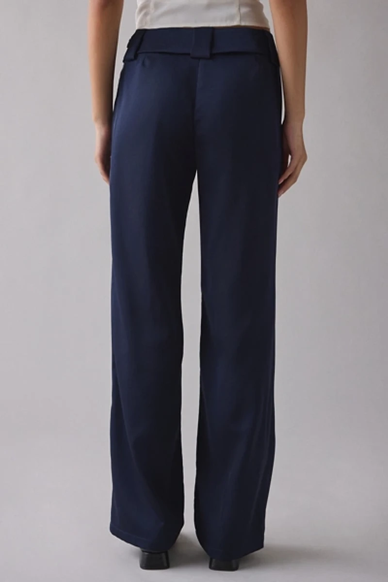 BY.DYLN Olson Satin Wide Leg Pant