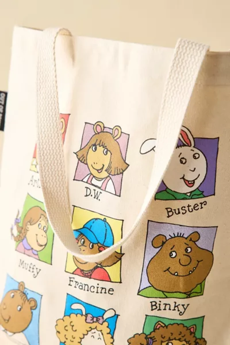 Arthur & Friends Graphic Printed Tote Bag
