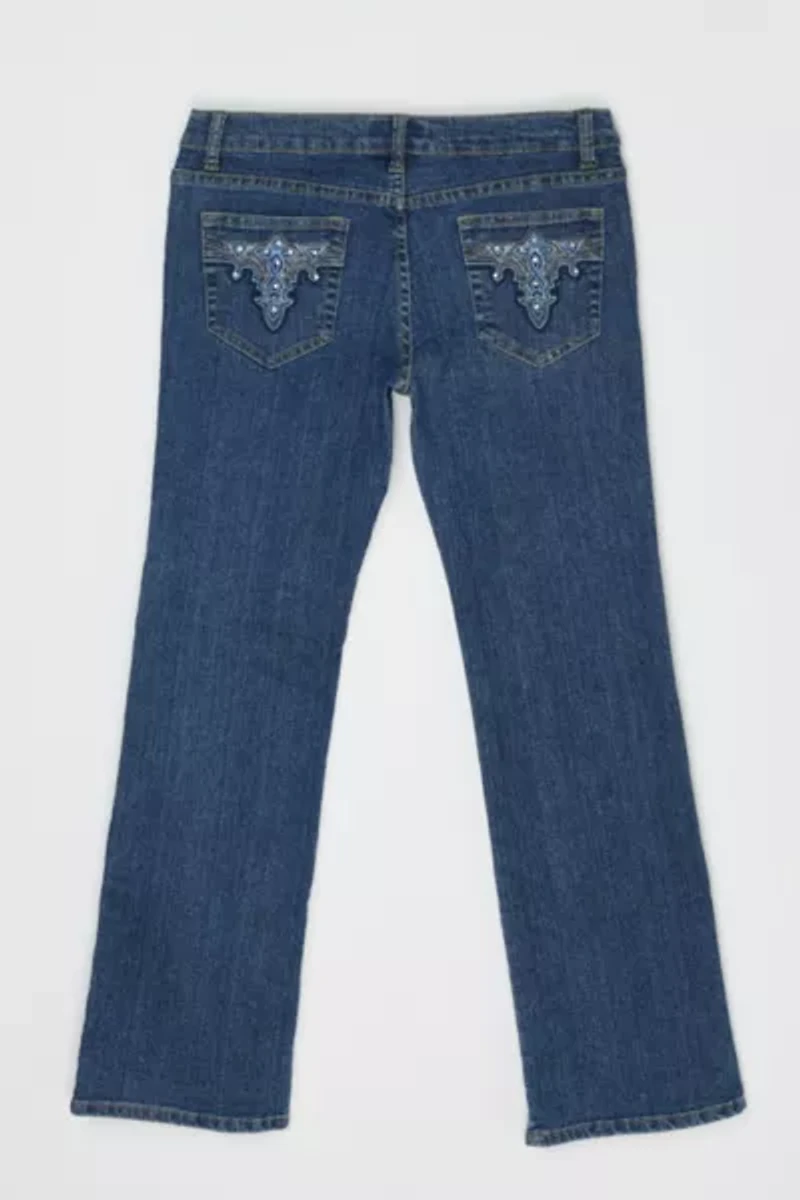 Vintage Y2k Rhinestoned Jeans