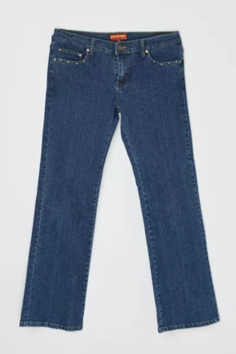Vintage Y2k Rhinestoned Jeans