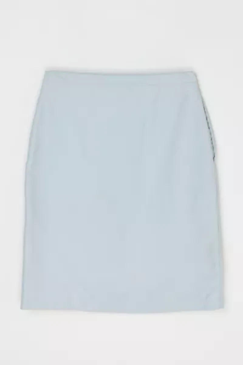 Vintage Y2k Drawstring Gray Midi Skirt