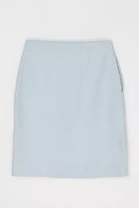 Vintage Y2k Drawstring Gray Midi Skirt