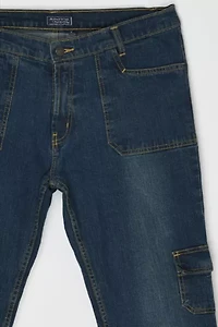 Vintage Y2k American Outpost Contrast-Stitched Boot-Cut Jeans