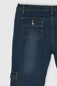 Vintage Y2k American Outpost Contrast-Stitched Boot-Cut Jeans