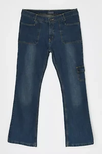 Vintage Y2k American Outpost Contrast-Stitched Boot-Cut Jeans