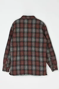Vintage Y2k Quilted-Lined Flannel Shirt