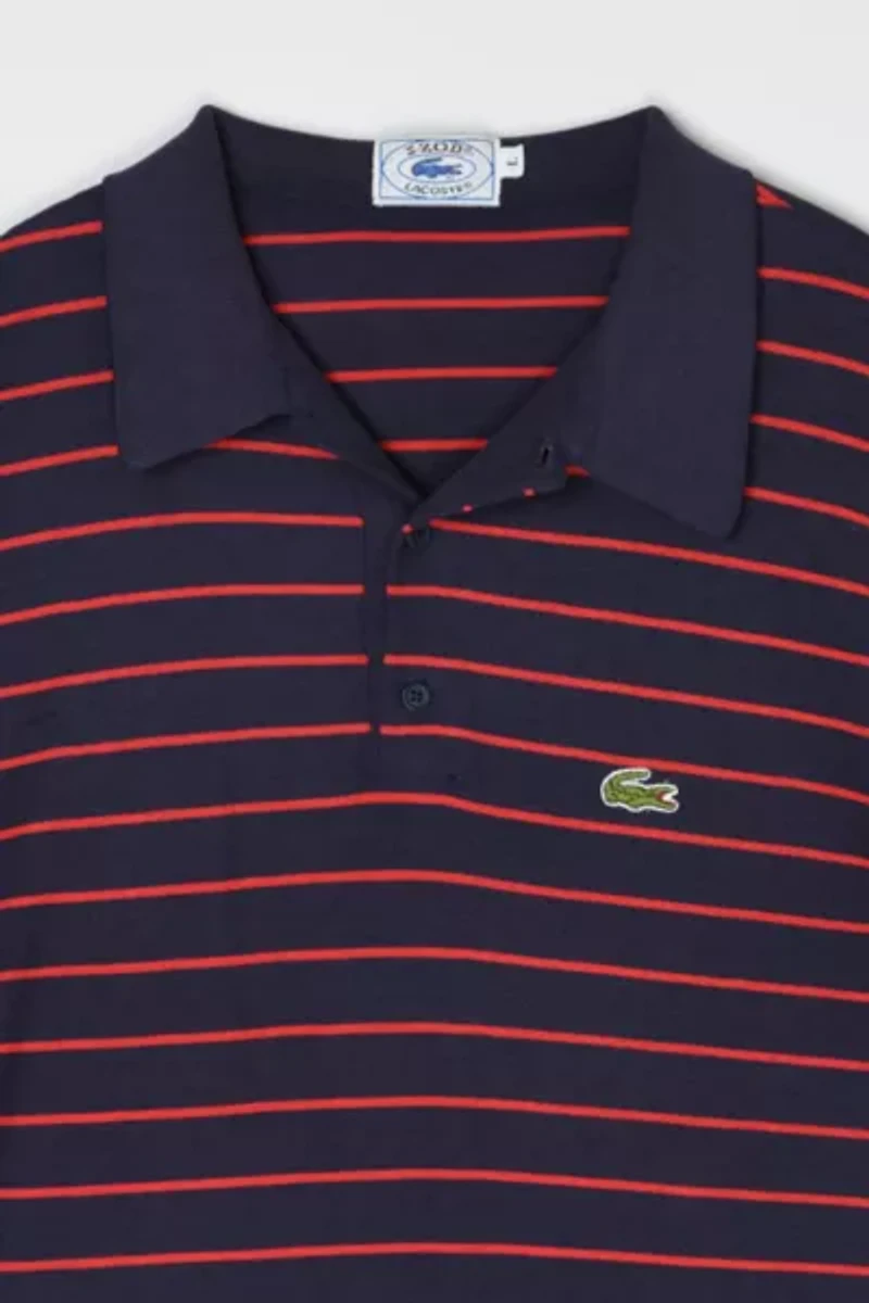Vintage 90s Izod Lacoste Striped Polo