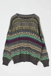 Vintage 90s Patterned Knit Sweater