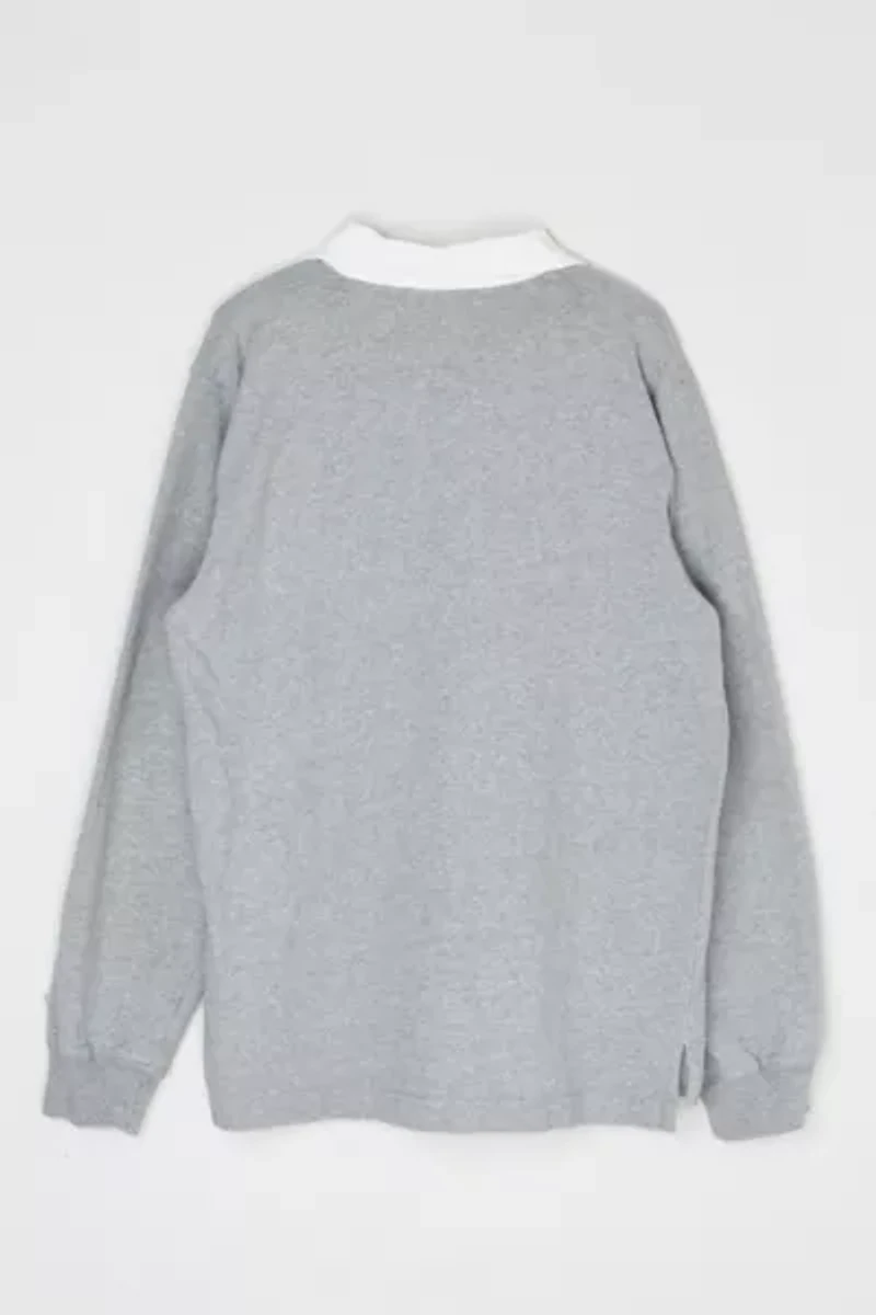 Vintage Y2k Gap Gray Rugby Shirt