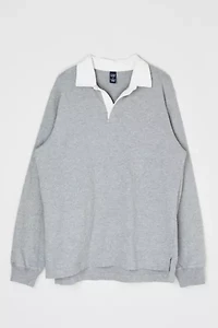 Vintage Y2k Gap Gray Rugby Shirt