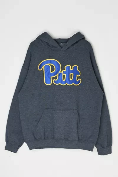 Vintage Y2k Pitt Stitched-Letters Hoodie