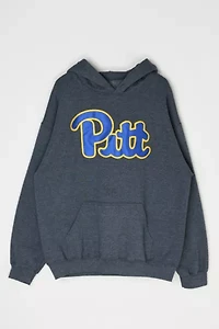 Vintage Y2k Pitt Stitched-Letters Hoodie