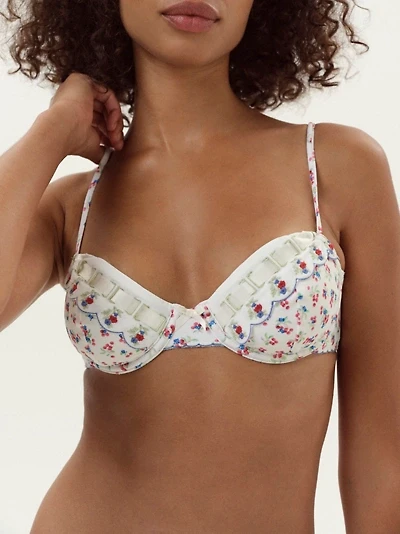For Love & Lemons Cherry Mae Underwire Bikini Top