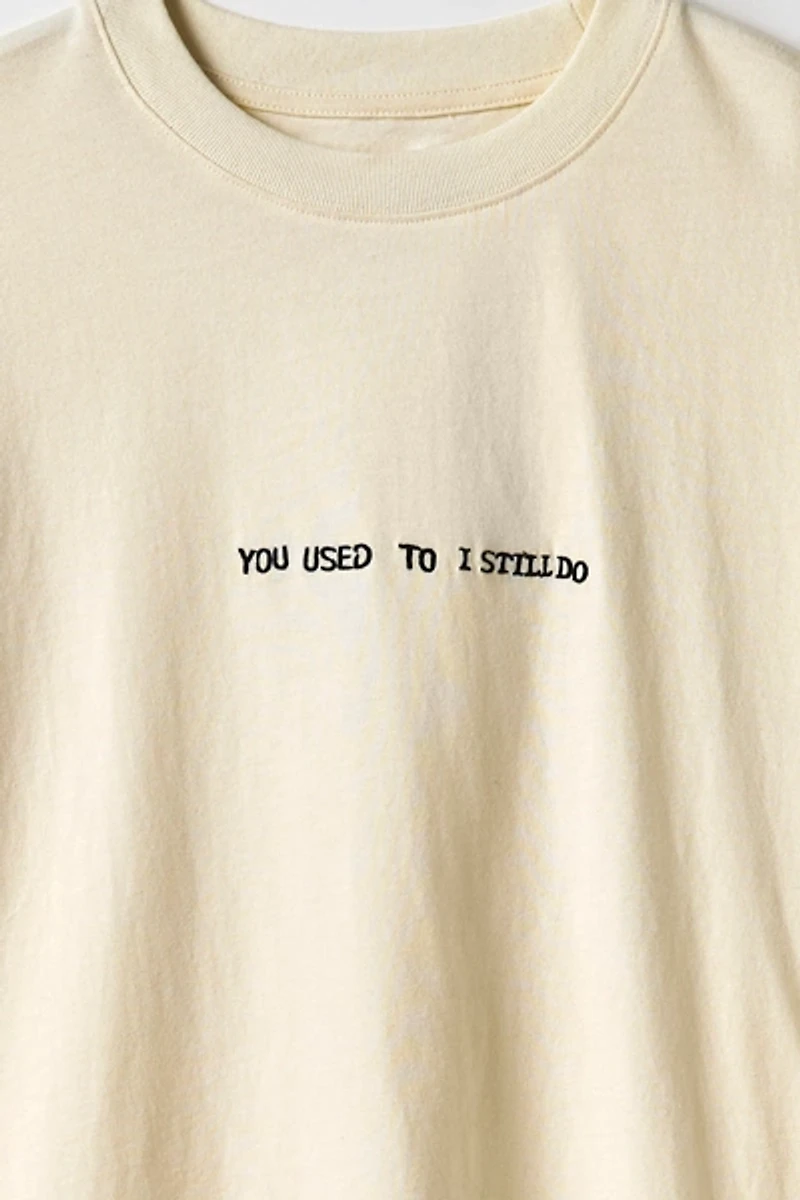 Honor The Gift I Still Do Embroidered Slogan Tee