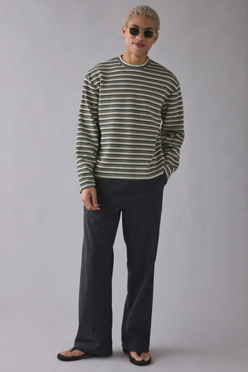 Honor The Gift Speak Stripe Crew Neck Sweater