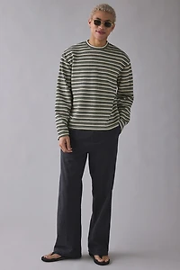 Honor The Gift Speak Stripe Crew Neck Sweater