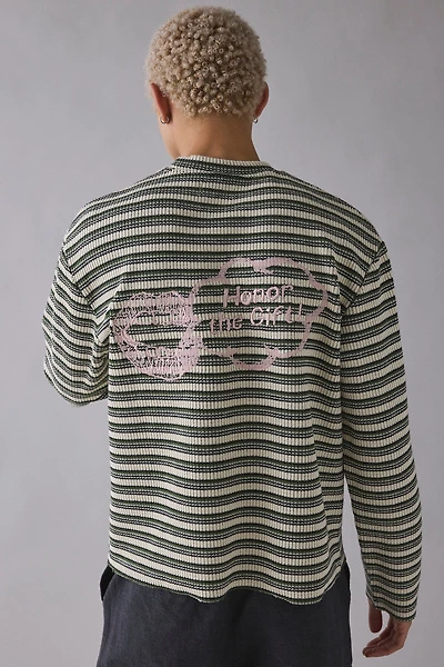 Honor The Gift Speak Stripe Crew Neck Sweater