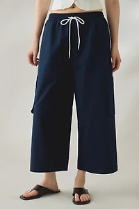 BDG River Cropped Wide Leg Pull-On Pant