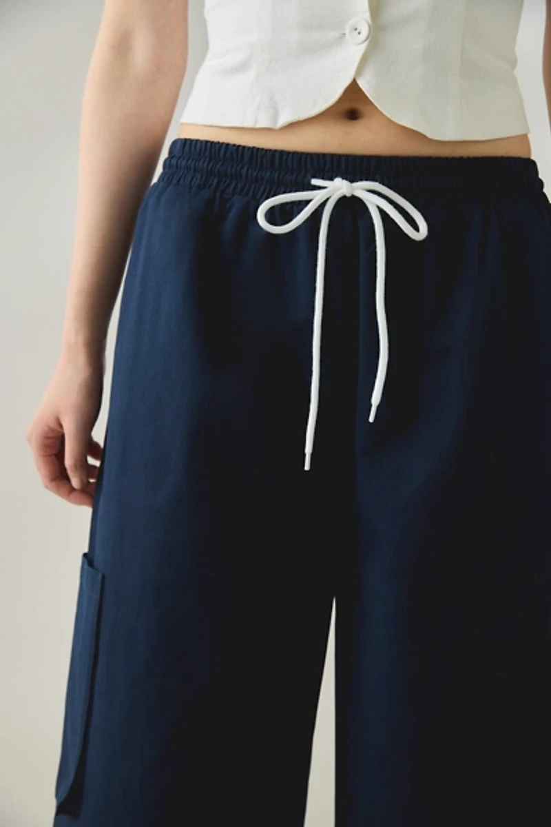 BDG River Cropped Wide Leg Pull-On Pant