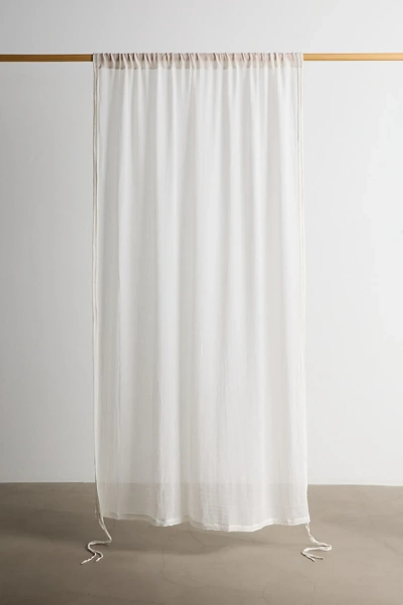 Gauze Roman Shade Window Panel