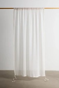 Gauze Roman Shade Window Panel