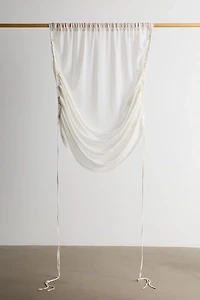 Gauze Roman Shade Window Panel