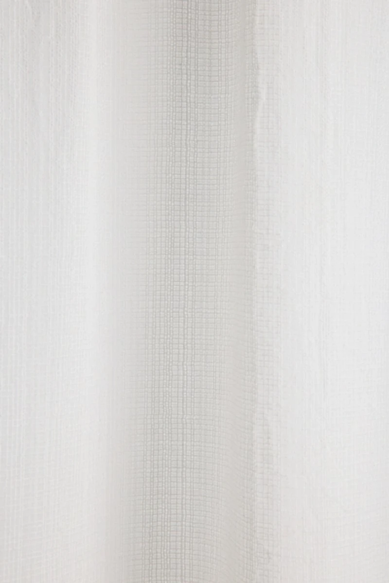 Gauze Roman Shade Window Panel