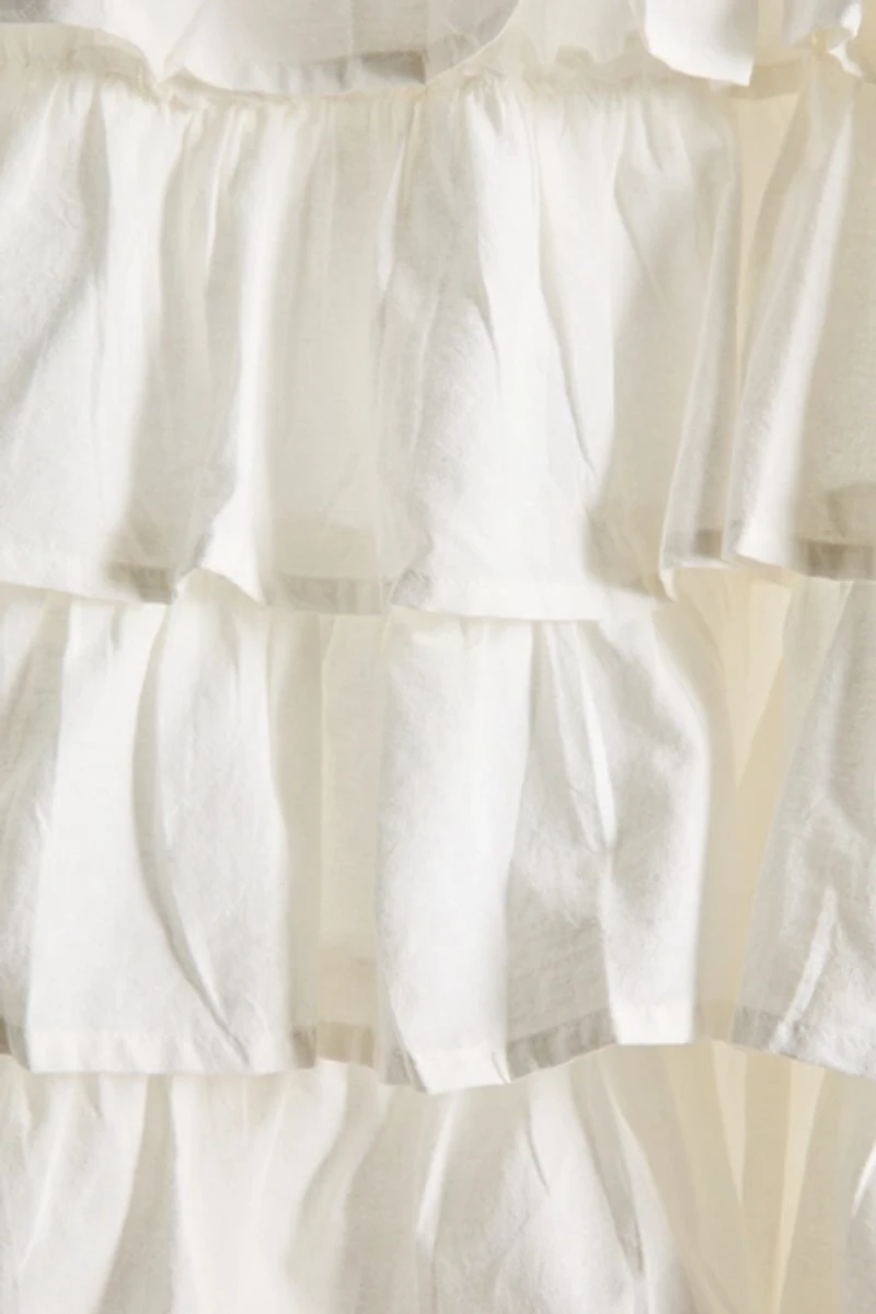Penelope Ruffle Café Curtain Set