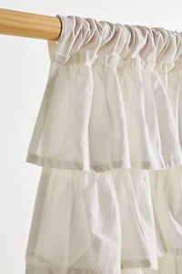 Penelope Ruffle Café Curtain Set