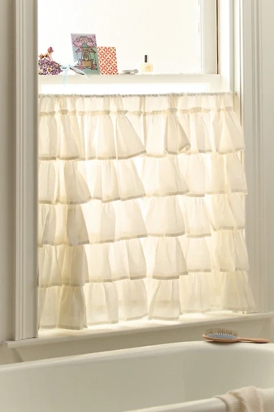 Penelope Ruffle Café Curtain Set