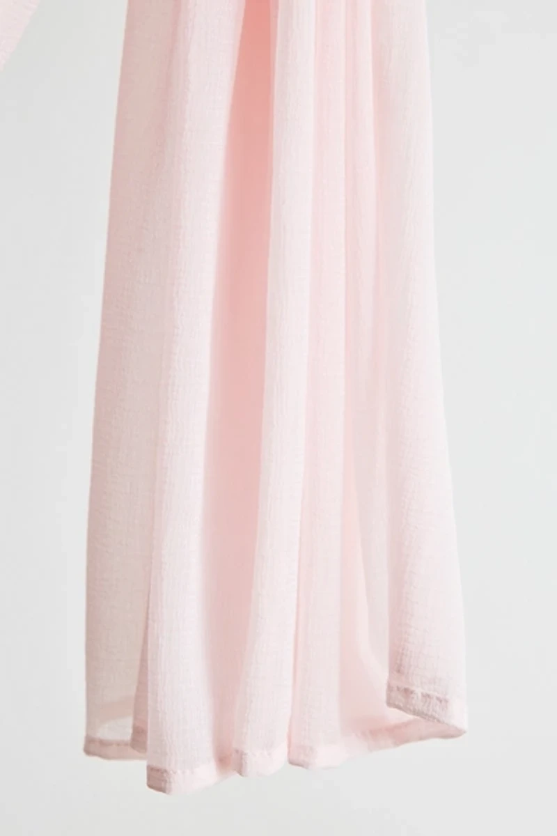 Chiffon Medallion Draped Window Valence