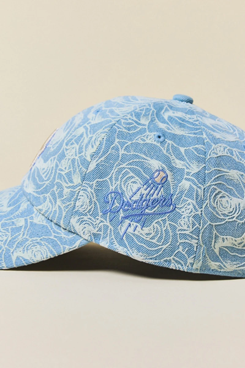 Mitchell & Ness MLB Los Angeles Dodgers Floral Baseball Hat