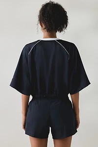 Nike Sportswear Oversized Satin Jersey Top