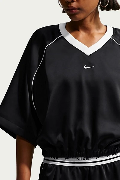 Nike Sportswear Oversized Satin Jersey Top