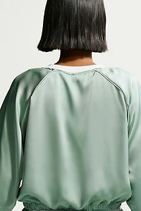 Nike Sportswear Oversized Satin Jersey Top