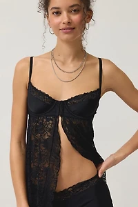 Out From Under Afterglow Bra Top Flyaway Duster