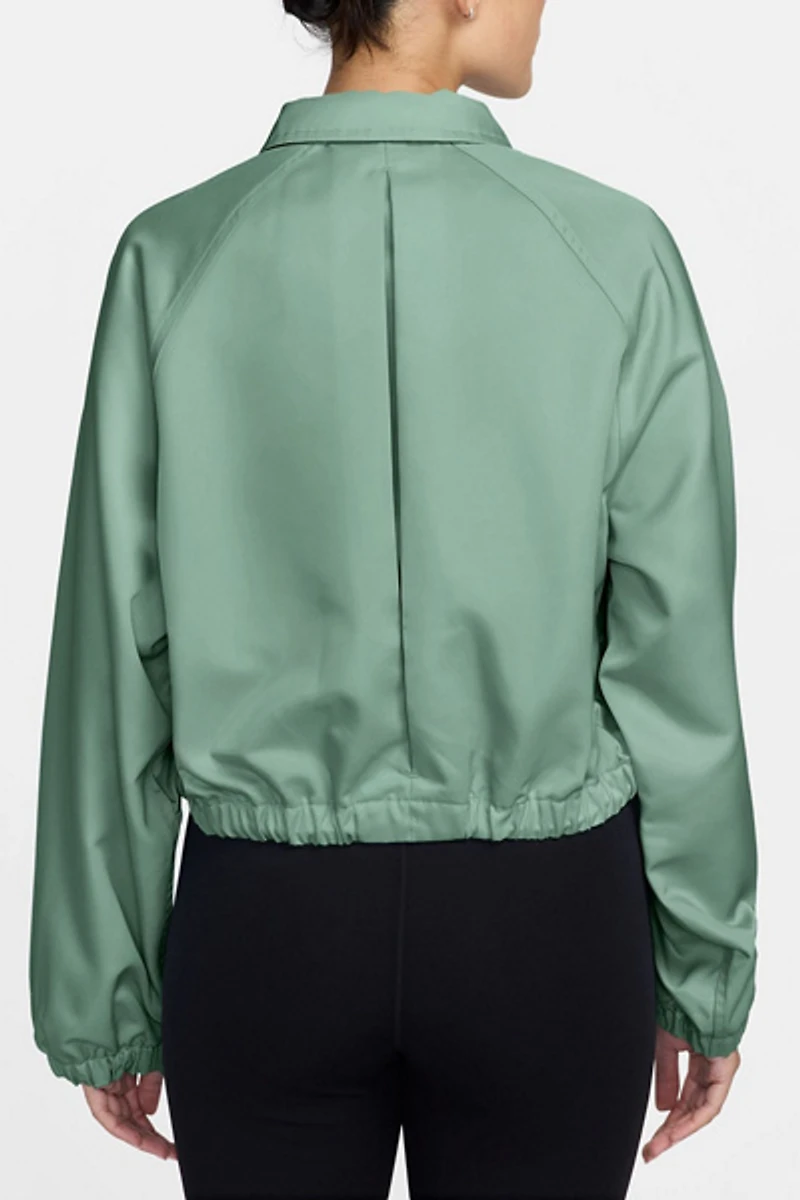 Nike Sportswear Satin Cropped Coaches Jacket