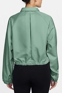 Nike Sportswear Satin Cropped Coaches Jacket