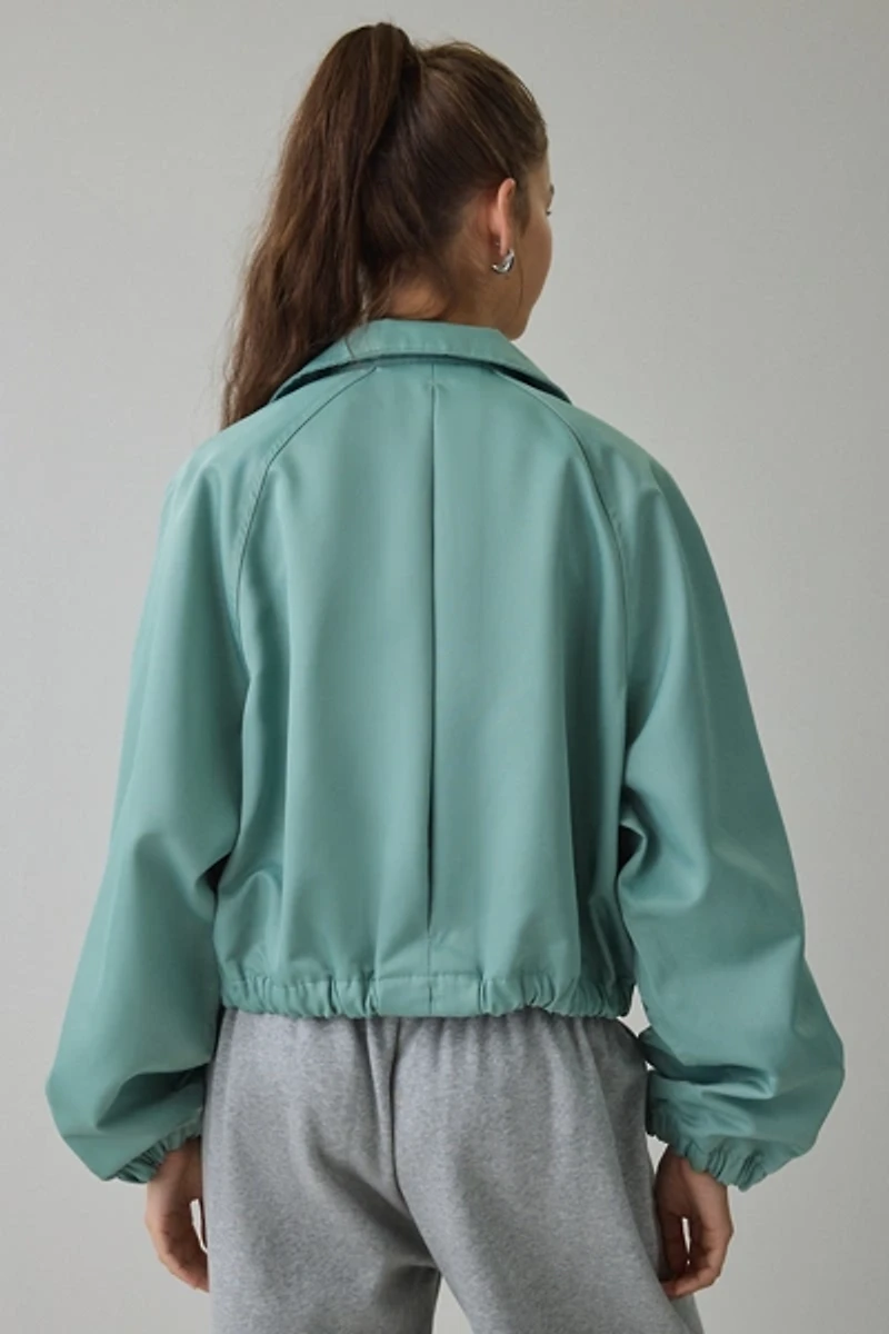 Nike Sportswear Satin Cropped Coaches Jacket