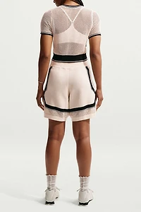 Nike Sportswear Chill Open Knit Short Sleeve Crop Top