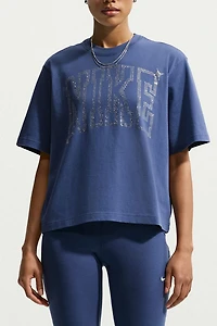 Nike Sportswear Classic Rhinestone Graphic Loose Tee