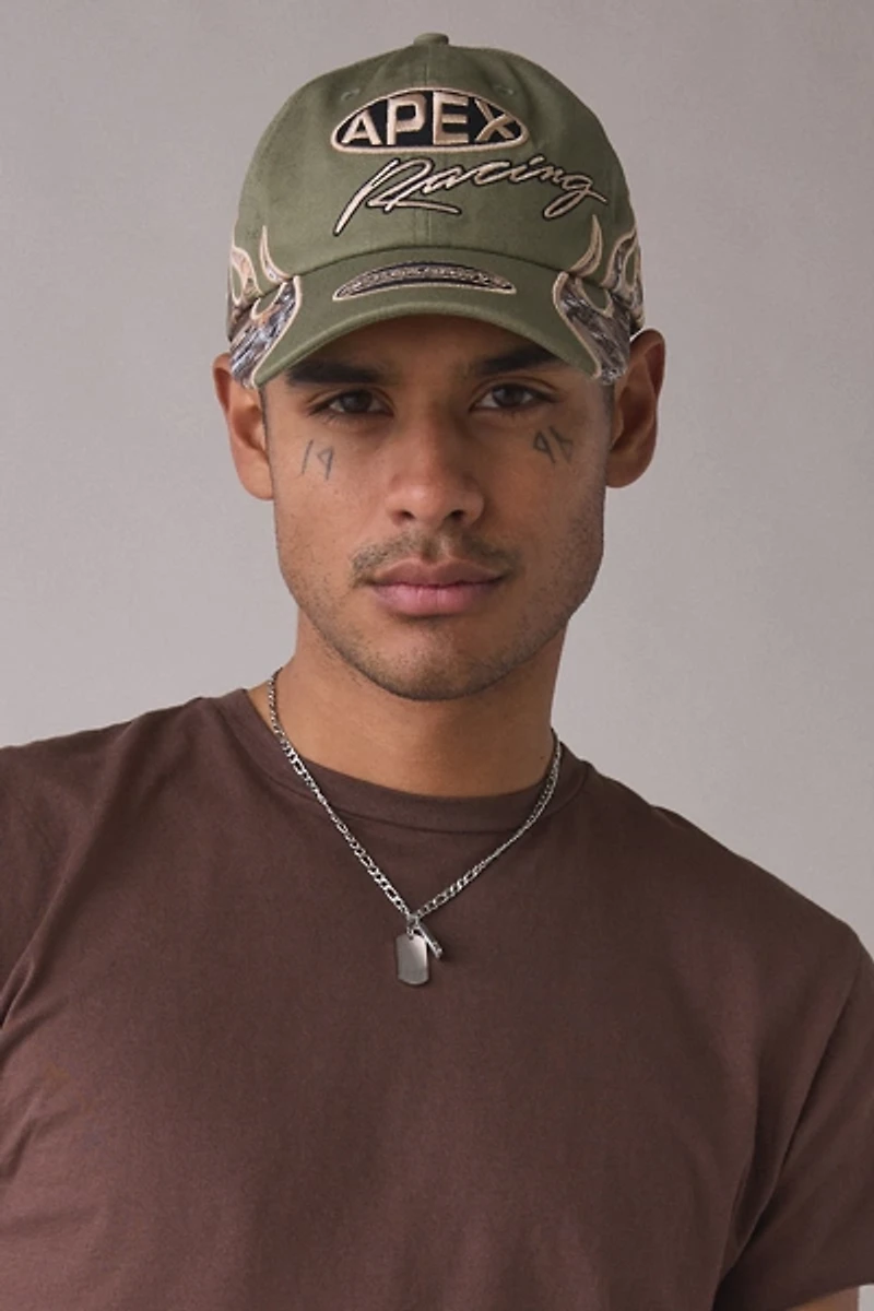 Apex Racing Camo Flame Dad Hat