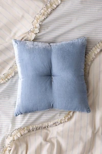 Beau Velvet Pintuck Throw Pillow