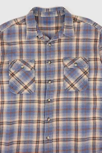Vintage Plaid Button-Down Shirt