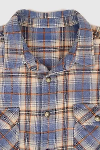 Vintage Plaid Button-Down Shirt