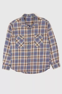 Vintage Plaid Button-Down Shirt