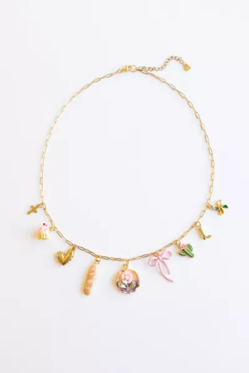 Sigfus Designs Magdalena Charm Necklace