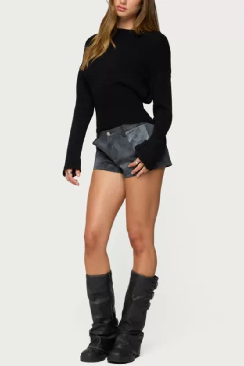 Edikted Tezi Boat Neck Light Knit Top