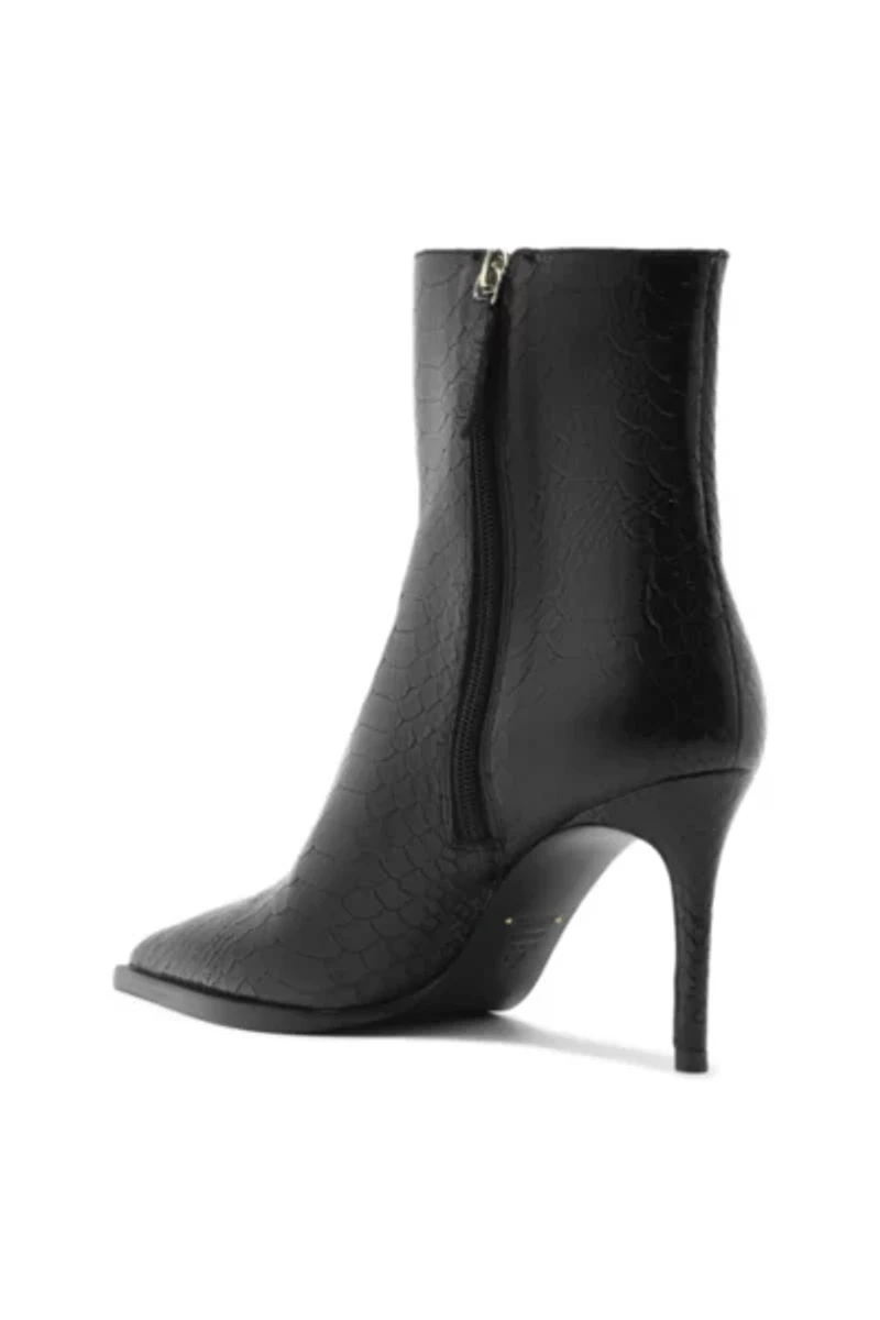 Schutz Mary Leather Heeled Ankle Boot